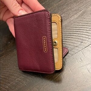 Coach Leather Bifold Wallet